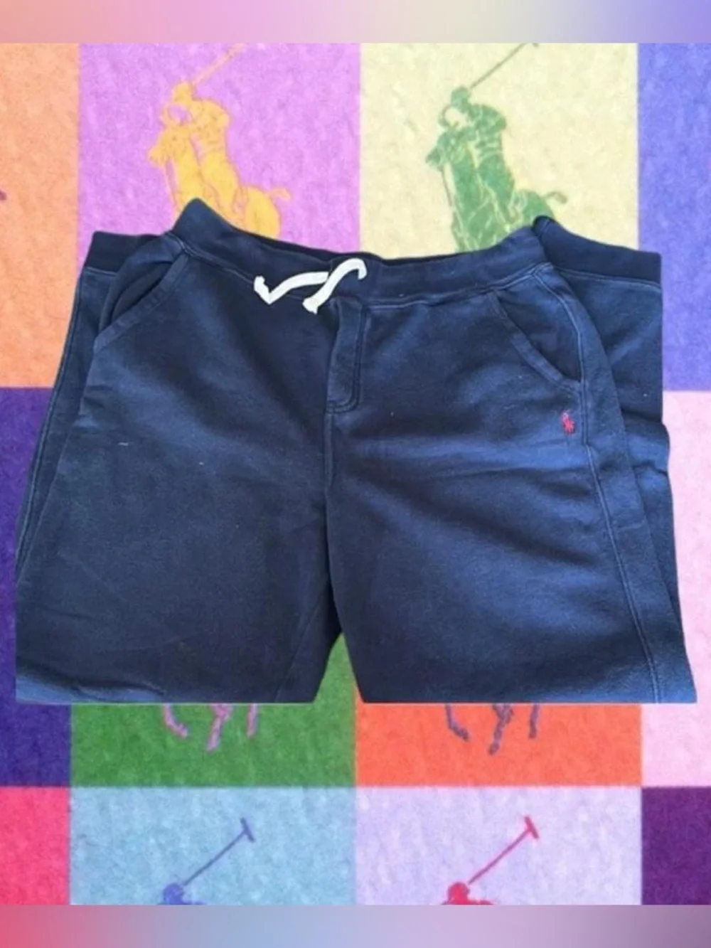Ralph Lauren Navy Slim Jogger Pants
